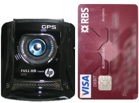HP F310 Car Camera Size.