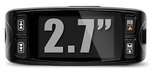 Large 2.7 inch screen on camera